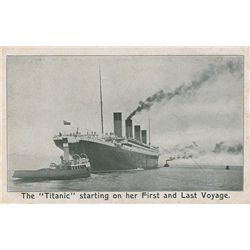 Titanic Starting on her First and Last Voyage