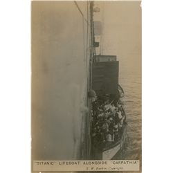 Titanic Lifeboat Alongside Carpathia