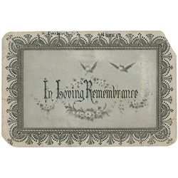 In Loving Remembrance