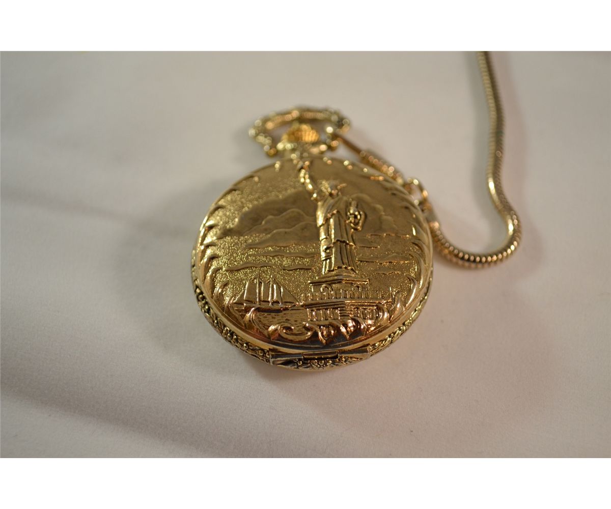 Statue of Liberty Pocket Watch 18861986 Limited Edition Commemorative