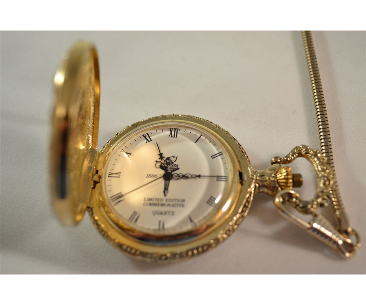 Statue of Liberty Pocket Watch 18861986 Limited Edition Commemorative