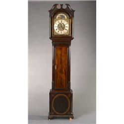 An Eight Day Long Case Clock, by Helm, Ormskirk], the 13inch silvered and brass dial with engrave...