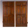 Image 1 : A Pair of Early 19th Century Mahogany Doors], each with six astragal beaded panels, {222cm by 105...