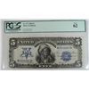 Image 1 : 1899 CHIEF  $5 silver certificate  PCGS62