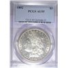 Image 1 : 1892  Morgan $  PCGS55  est  $90-$100