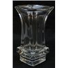 Image 1 : FRENCH CLEAR CRYSTAL VASE