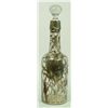 Image 1 : OLD GLASS STERLING SILVER OVERLAY DECANTER