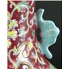 Image 3 : A CHINESE FAMILLE ROSE HANDLED PORCELAIN VASE