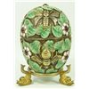 Image 1 : RUSSIAN SILVER ENAMELED FLIES EGG WITH STAND