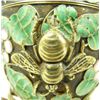 Image 3 : RUSSIAN SILVER ENAMELED FLIES EGG WITH STAND