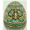 Image 2 : RUSSIAN SILVER ENAMELED EGG