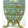 Image 3 : RUSSIAN SILVER ENAMELED FLORAL EGG