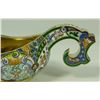 Image 3 : RUSSIAN STERLING SILVER ENAMELED KOVSH RUCKERT