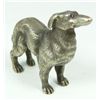 Image 1 : RUSSIAN SOLID SILVER STANDING DOG FIGURE