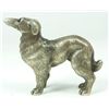 Image 2 : RUSSIAN SOLID SILVER STANDING DOG FIGURE