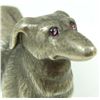 Image 3 : RUSSIAN SOLID SILVER STANDING DOG FIGURE