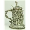 Image 3 : STUNNING RUSSIAN SILVER REPOUSSE TANKARD
