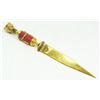 Image 1 : RUSSIAN SILVER AND ENAMELED LETTER OPENER