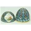 Image 3 : RUSSIAN SILVER ENAMELED FLORAL EGG