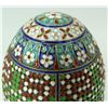 Image 2 : RUSSIAN SILVER ENAMELED BEADED EGG