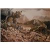 Image 1 : ORIGINAL CRAIG BONE GICLEE OF TWO LEOPARDS