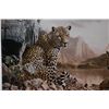 Image 3 : ORIGINAL CRAIG BONE GICLEE OF TWO LEOPARDS