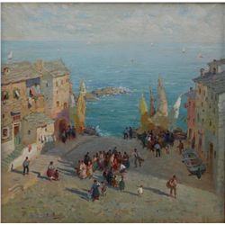 FREDERICO MORELLO OIL PAINTING ON CANVAS