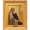 Image 2 : CASPER MINE OIL PAINTING ON BOARD OF RABBI