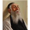 Image 3 : CASPER MINE OIL PAINTING ON BOARD OF RABBI