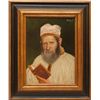 Image 2 : CASPER MINE OIL PAINTING ON BOARD OF RABBI