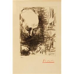 PABLO PICASSO HAND SIGNED & NUMBERED LITHOGRAPH