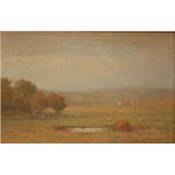 BENJAMIN EGGLESTON OIL PAINTING ON BOARD