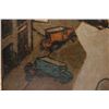 Image 3 : JOHN SLOAN OIL PAINTING ON BOARD OF STREET SCENE