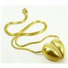 Image 1 : 18K GOLD HEART NECKLACE WITH DIAMONDS