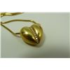 Image 4 : 18K GOLD HEART NECKLACE WITH DIAMONDS