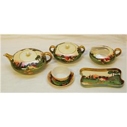 6pc LASEYNIE LIMOGES FRENCH PERSONAL TEA SERVICE