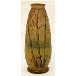 DAUM NANCY FRENCH CAMEO ART GLASS VASE