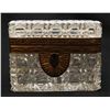 Image 2 : FRENCH CUT CRYSTAL HINGED LOCKING BOX