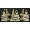 Image 1 : SET OF THREE JAPANESE PORCELAIN GROUP FIGURES