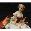 Image 3 : 2 GERMAN PORCELAIN FIGURES OF WOMEN ON SETEE