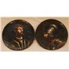 Image 1 : Pr OF 19th C GALLE & NANCY CERAMIC PORTRAIT PLATES