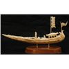 Image 6 : INDIAN IVORY CARVING OF A CHICKEN BOAT