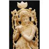 Image 2 : INDIAN CARVED IVORY OF GODDESS PLAYING FLUTE