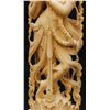 Image 3 : INDIAN CARVED IVORY OF GODDESS PLAYING FLUTE