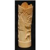 Image 4 : RELIEF CARVED AFRICAN IVORY TUSK VASE