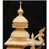 Image 7 : INDIAN CARVED IVORY CHARIOT ON INLAY BASE