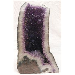 19 1/2" BRAZILIAN HEAVY AMETHYST GEODE