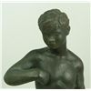 Image 2 : BRONZE STATUE DEPICTING A STANDING NUDE BOY