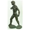 Image 4 : BRONZE STATUE DEPICTING A STANDING NUDE BOY