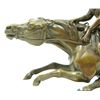 Image 3 : BRONZE SCULPTURE OF MONKEY ON HORSE BOYER